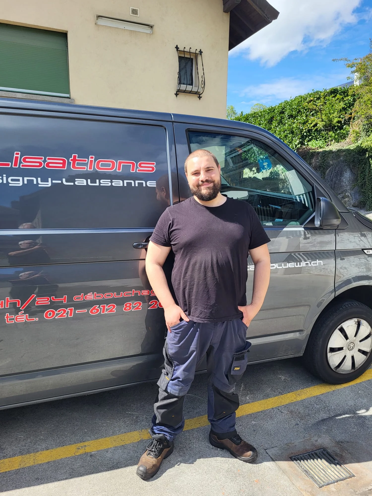 Hugo, technicien et responsable commercial d'Expert Canalisations